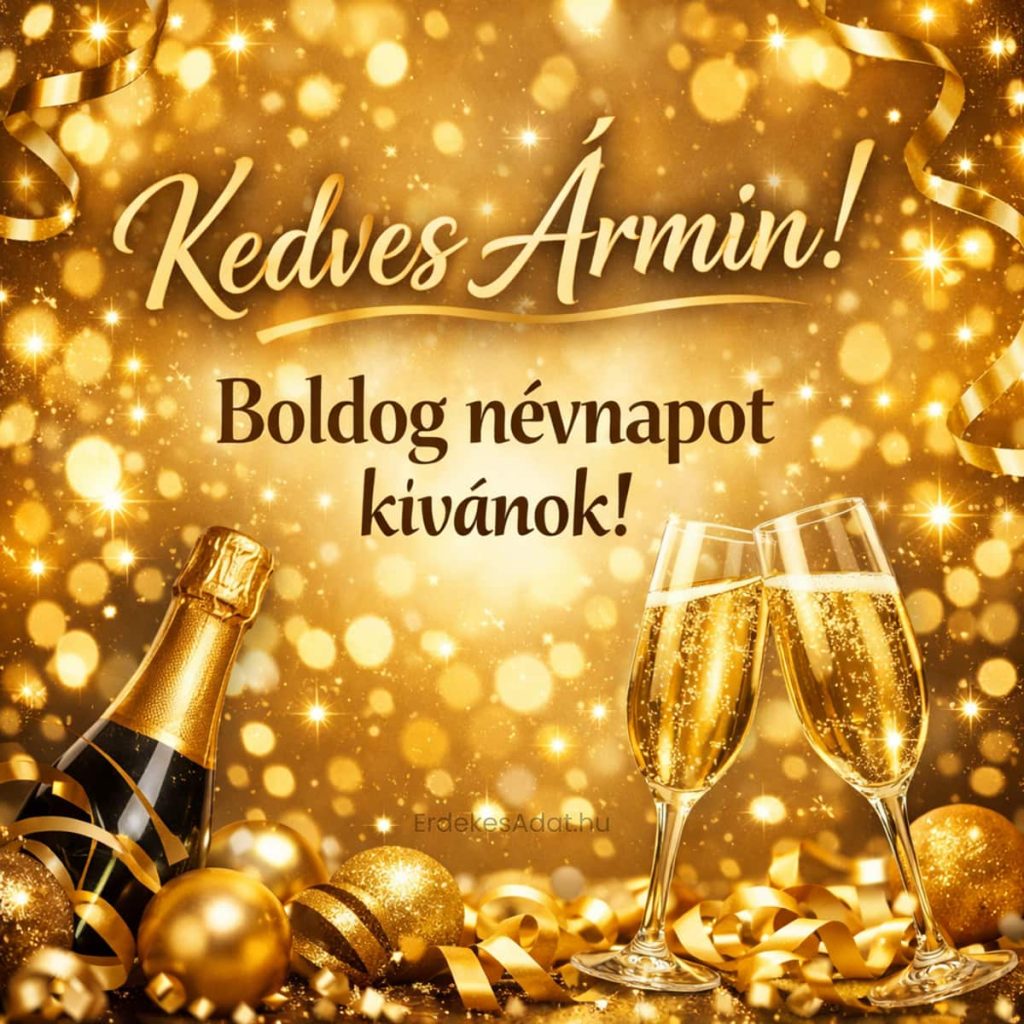 ingyenes névnapi köszöntő ármin férfinév