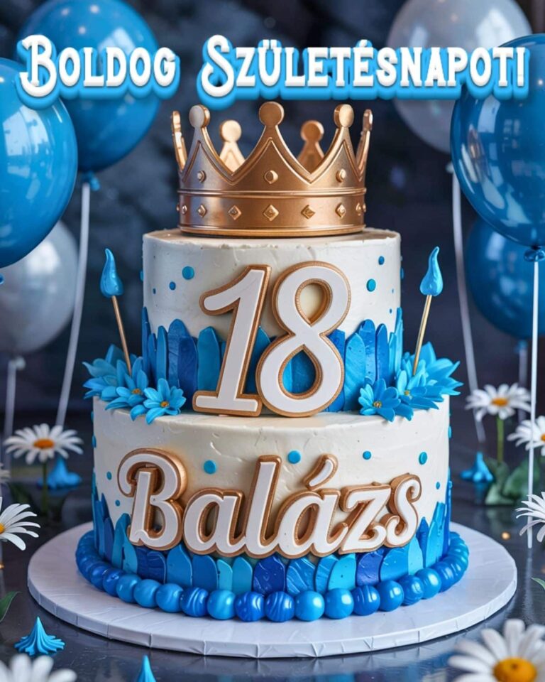 névre szóló 18. születésnapi boldog születésnapot kép Balázs számára