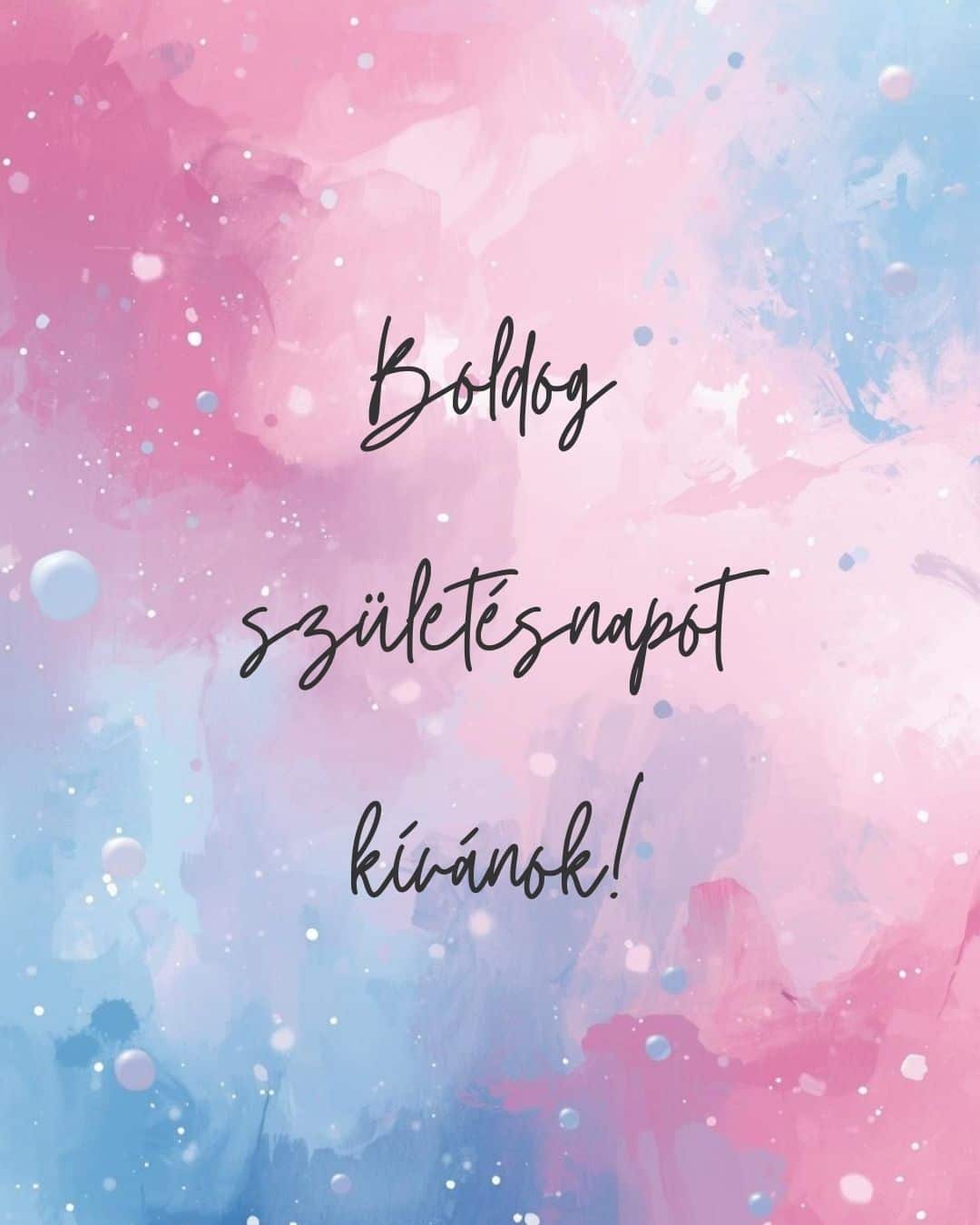 pasztell születésnapi képeslap finom színekkel boldog születésnapot kívánok