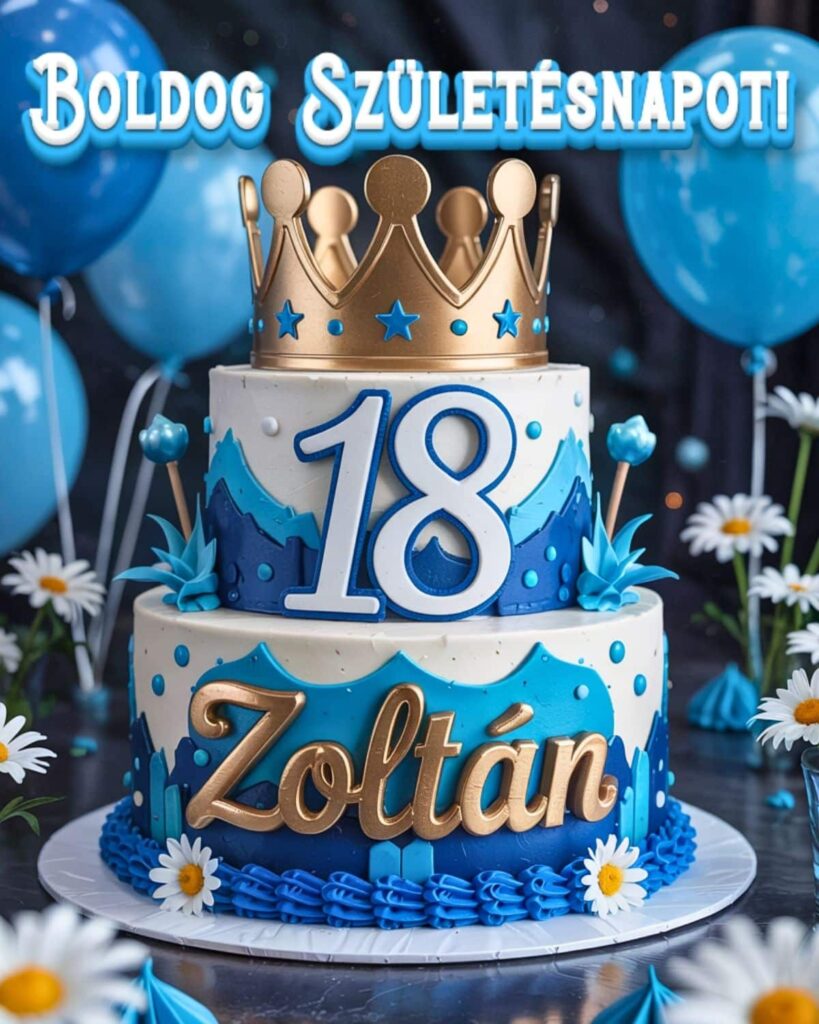 névre szóló 18. születésnapi boldog születésnapot kép Zoltán számára