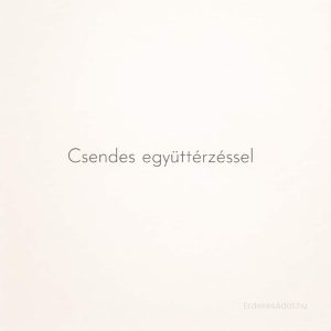 csendes együttérzéssel felirat minimalista világos háttéren