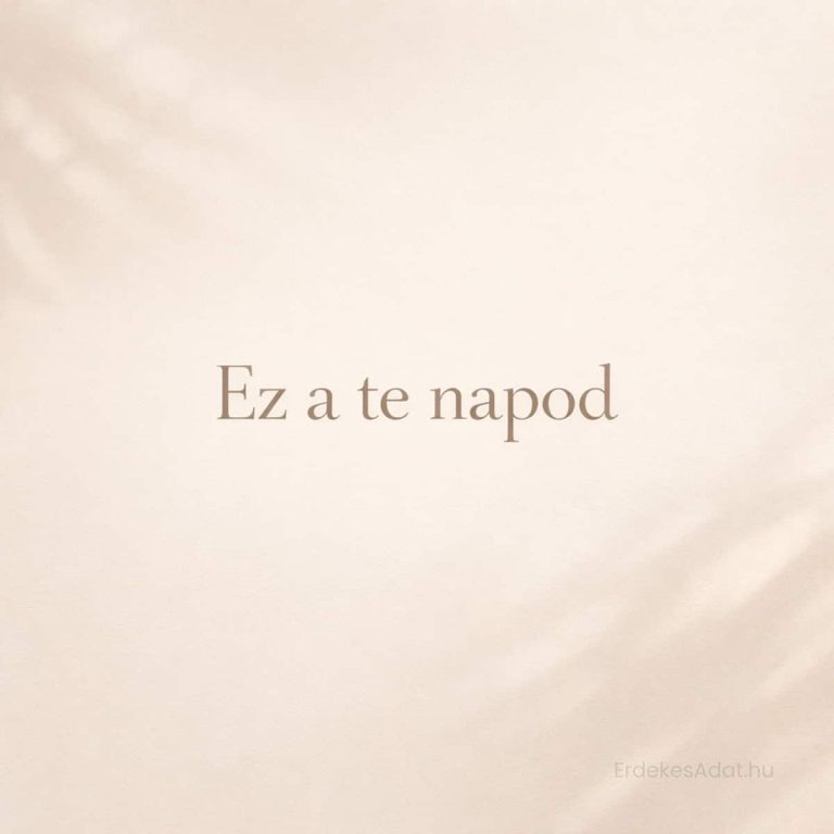 Ez a te napod születésnapi kép letölthető változat