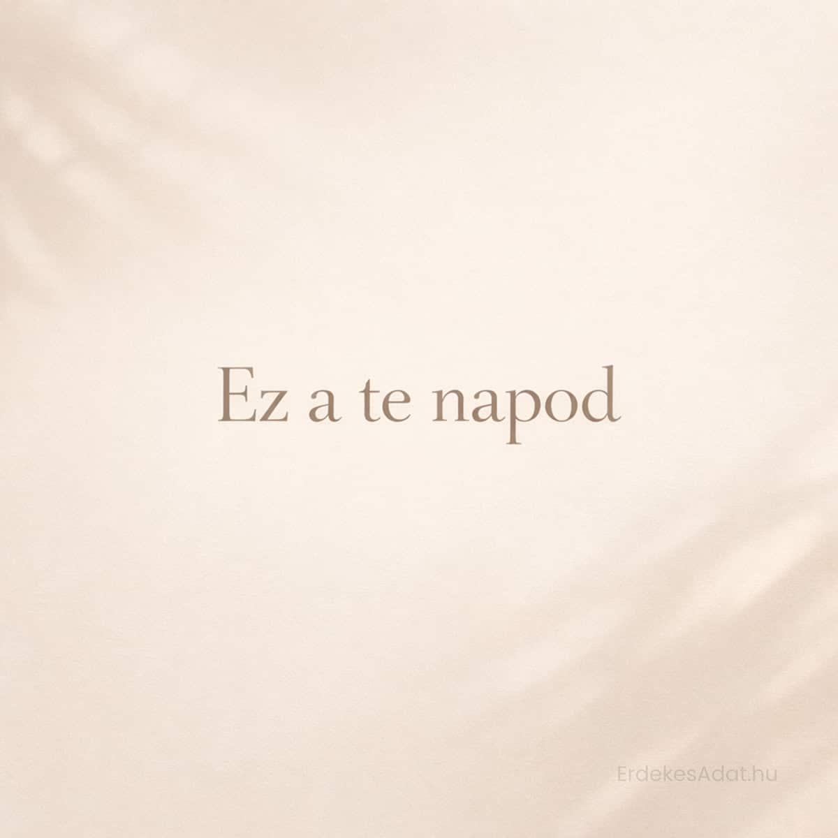 Ez a te napod születésnapi kép letölthető változat