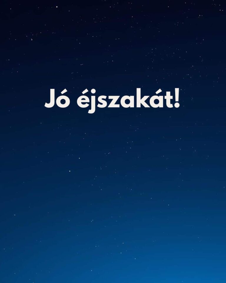 Jó éjszakát feliratos, kép kék csillagos ég