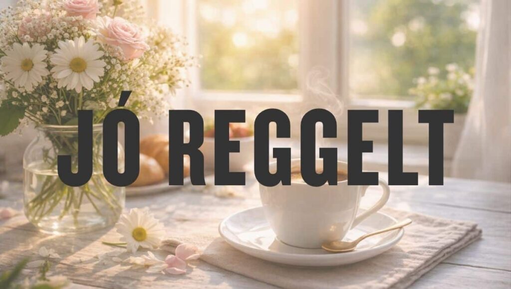 Jó reggelt gomb