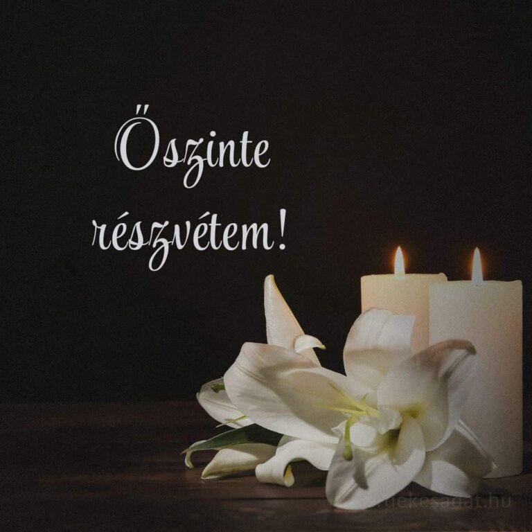 Részvétnyilvánítás Őszinte részvétem sms