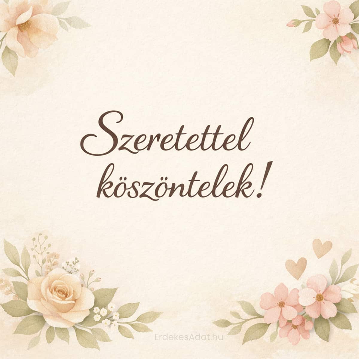 Elegáns szeretettel köszöntelek születésnapi kép