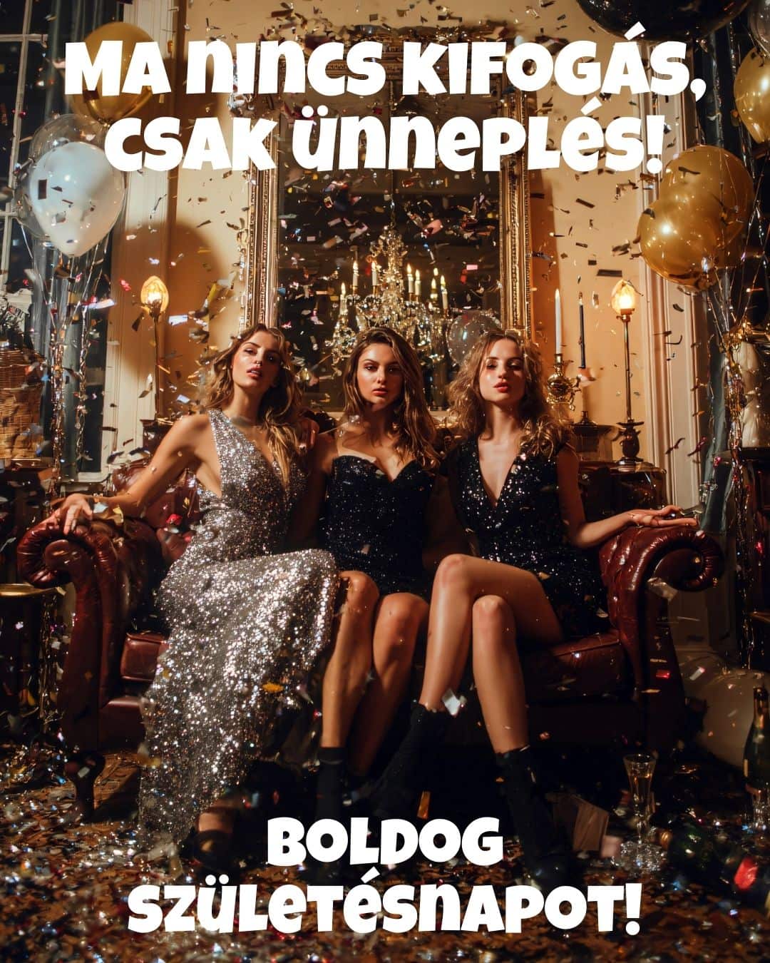 születésnapi köszöntő csajoknak, party arc