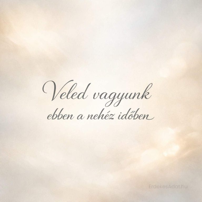 veled vagyunk ebben a nehéz időben részvét üzenet lágy háttéren