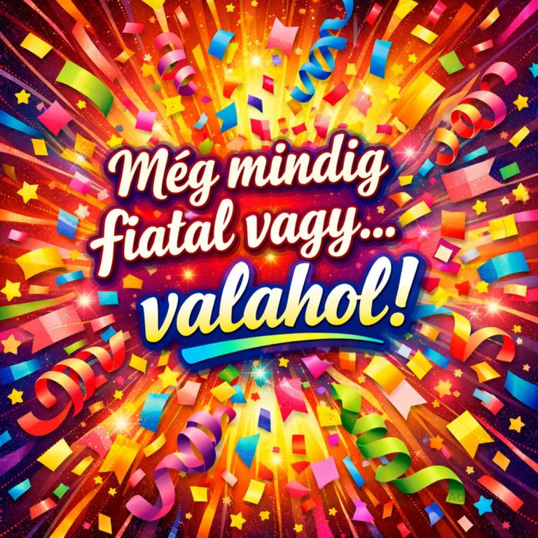 vicces születésnapi kép még mindig fiatal vagy valahol felirat